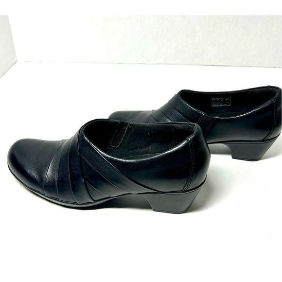 Clarks Collection Pull On Black Mules Size 8M - Picture 6 of 8